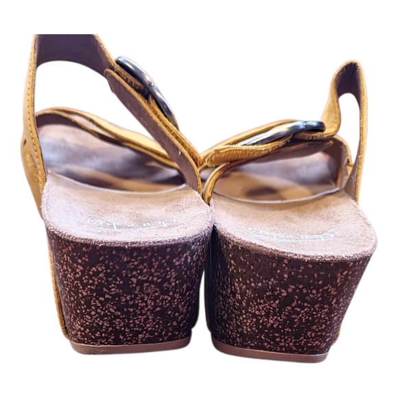 Dansko Susie Wedge Slide Sandals 40 US 9.5-10 Spring  Chunky Dopamine Dressing - Picture 4 of 8